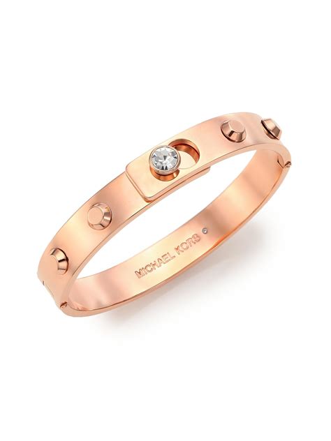 michael kors rose gold bracelet|michael kors rose gold bangle.